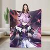 Genshin Impact Durin Game Blankets Fleece All Season  Multi-function Super Soft Throw Blankets for Sofa Outdoor Bedspread