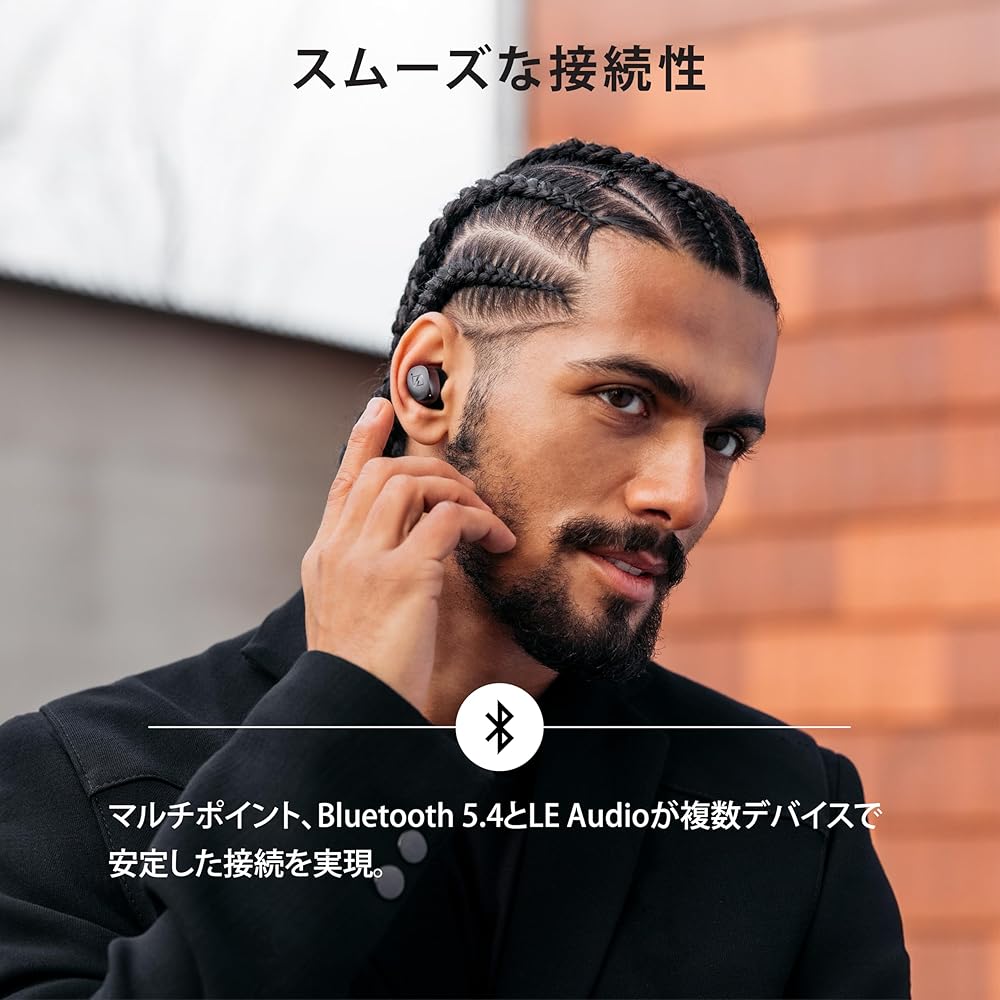 [Amazon.co.jp Exclusive] Sennheiser MOMENTUM True Wireless 4 + Burn-in Sound Set - Personalized Wireless Earphones, Black Graphite, High-Performance D