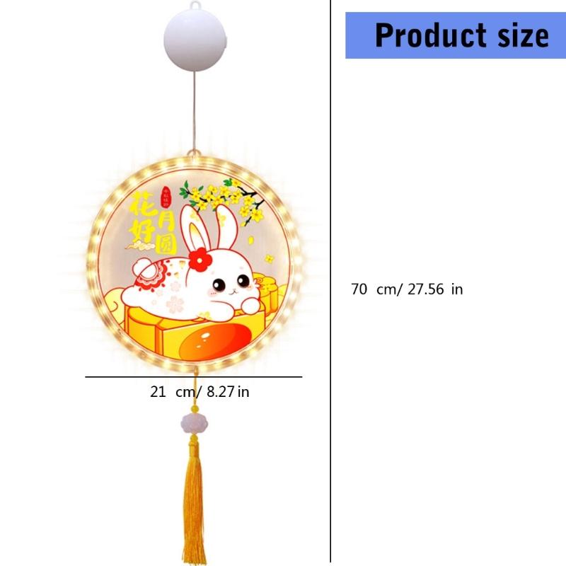 Colorful Autumn Celebration Suction Hanging Ornament Moon Festival Suction Wall Hangings Ornament Stylish Decors