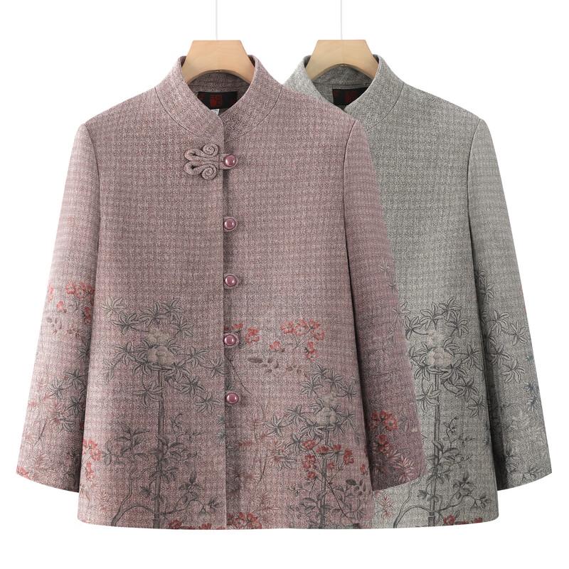 Elderly Women's Autumn/Winter Tang Suit Top