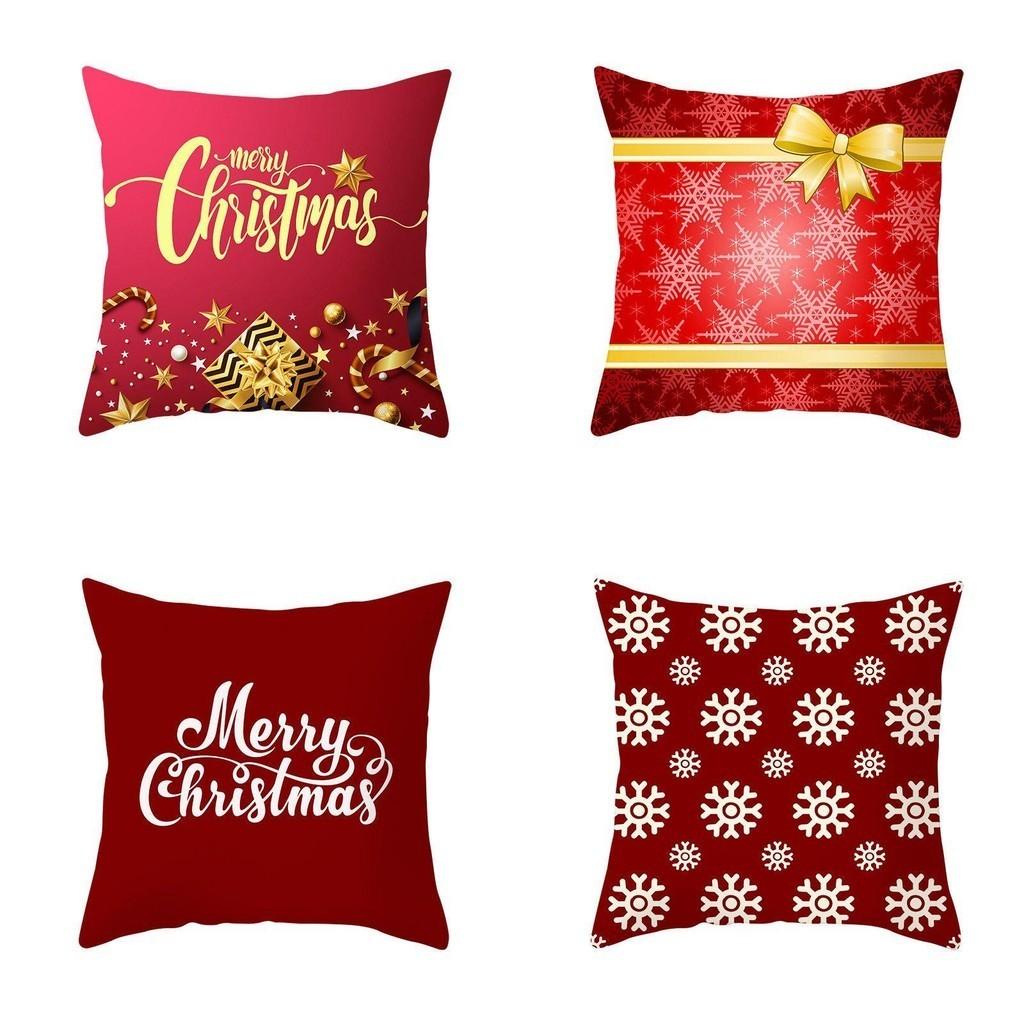 Luxurious Peach Skin Velvet Cushion Cover Featuring Santa Claus For Holiday Cheer