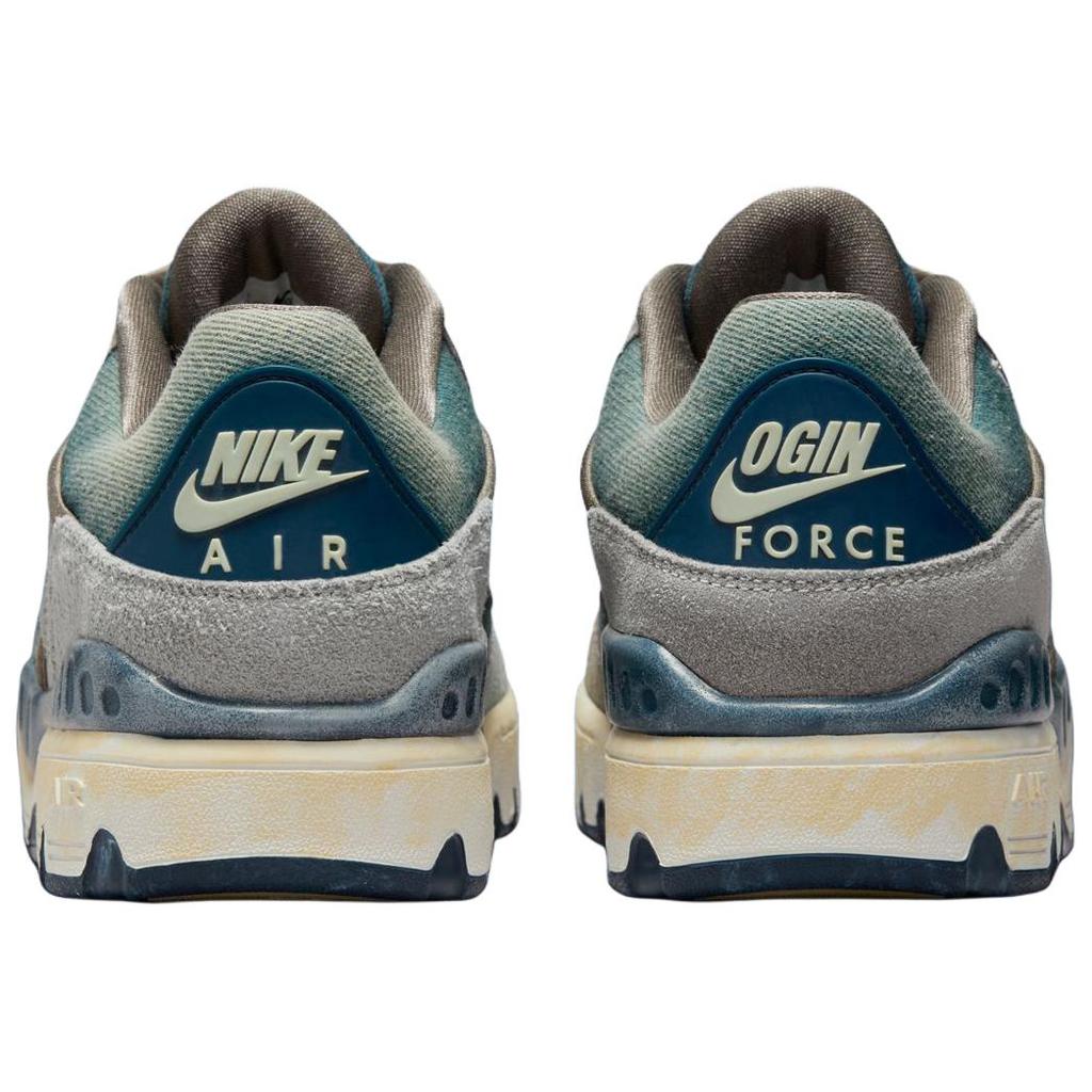 Nike X Nigo Air Force 3 Low top Skateboard Shoes Men's Olive Gray Asian Version IB1808-001