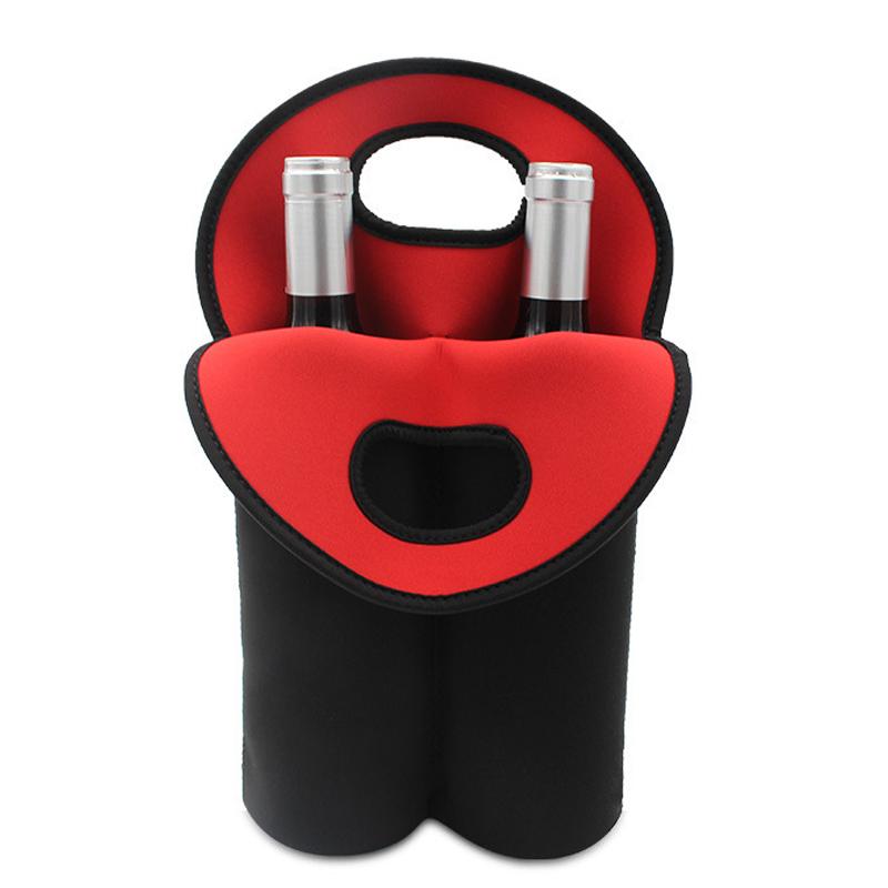 1/2 Bottles Neoprene Wine Bottle Freezer Bag Portable Cooler Wine-bottle Bag Protect Insulated Cover Beer Cooling Holder Carrier
