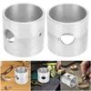 Jewelry Melting Casting Tool Cylindrical Melting Pot Aluminum Alloy DIY Metal Jewelry Casting Mold for Jewelry Makers