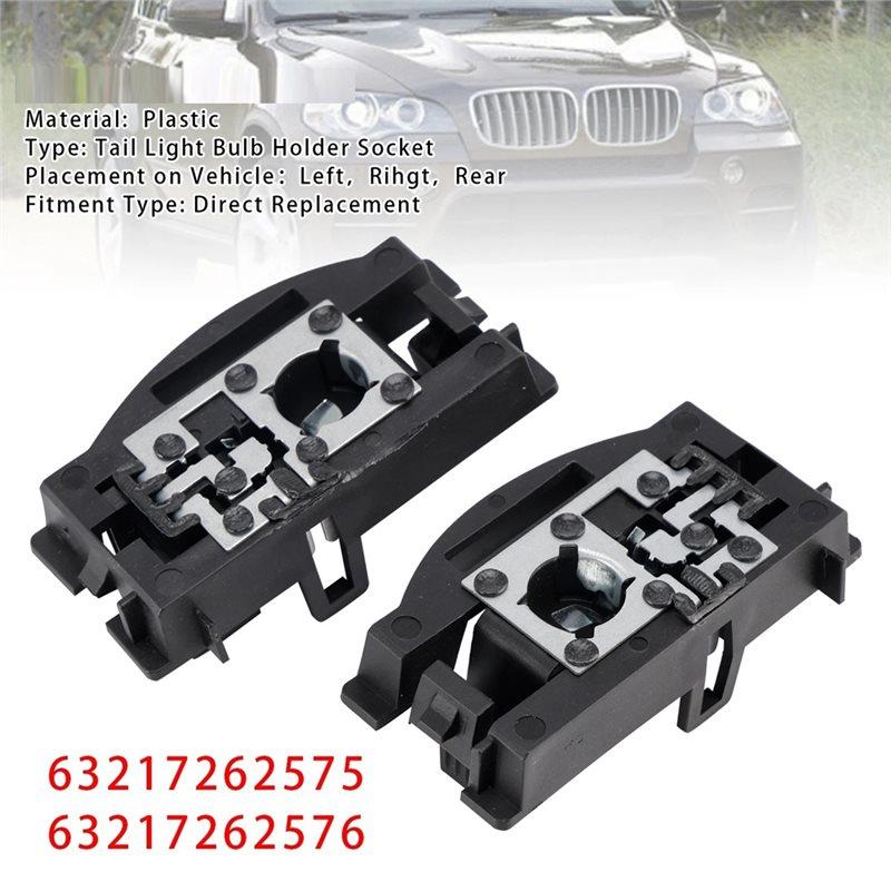 Trunk Lid Tail Light Bulb Holder Socket Car Parts 63217262575 63217262576 For BMW X5 E70 2008-2013 Right