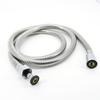 Silver 1.2m 1.5m 2m Bath Shower Water Hose Stainless Steel Flexible Pipe for Bidet Nozzle Head Plumbing Bathroom 120CM 150CM