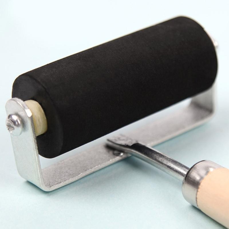 Rubber Roller Brayer Rollers for Crafting Brayer Rollers for Printmaking Brayer Tool Paint Brush Ink Applicators Art