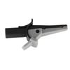 Insulated Test Clamp Safe 20mm Opening Current Test Clip with 4mm Banana Socket for Car Trucks Electrical ProjectsBlack