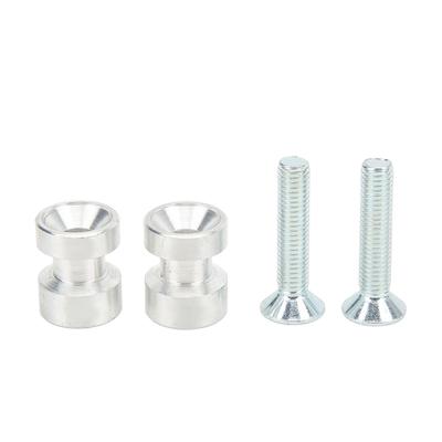 Motorrad Montageständer Spulen Marine Aluminium Universal Ersatz für Suzuki Silber