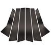 Door Window Decoration Trims Pillar Posts Stickers Auto Styling for Porsche Macan Carbon Fibre 2014- Car Accessories