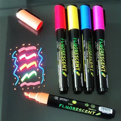 LED Writing Board Liquid Chalk Marker Pen Erasable Art Marker Pen Dust Free Highlighters