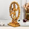 Gyllene Metallhantverk Shiva Idol Natraj Staty för Heminredning Dansande Shiva Natraja/Natrajan Prydnadsföremål Figurin Murti Dekoration & Gåvor