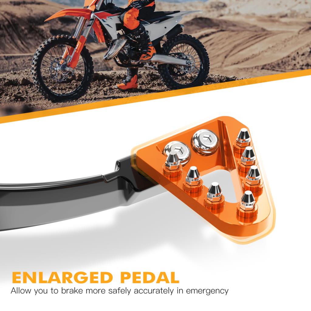 NICECNC For KTM EXC 300 2017-2023 EXC 250 EXCF 350 EXC 450 SX 125 SXF 250 SXF 450 XCW 300 Forged Brake Pedal Lever Shift Lever