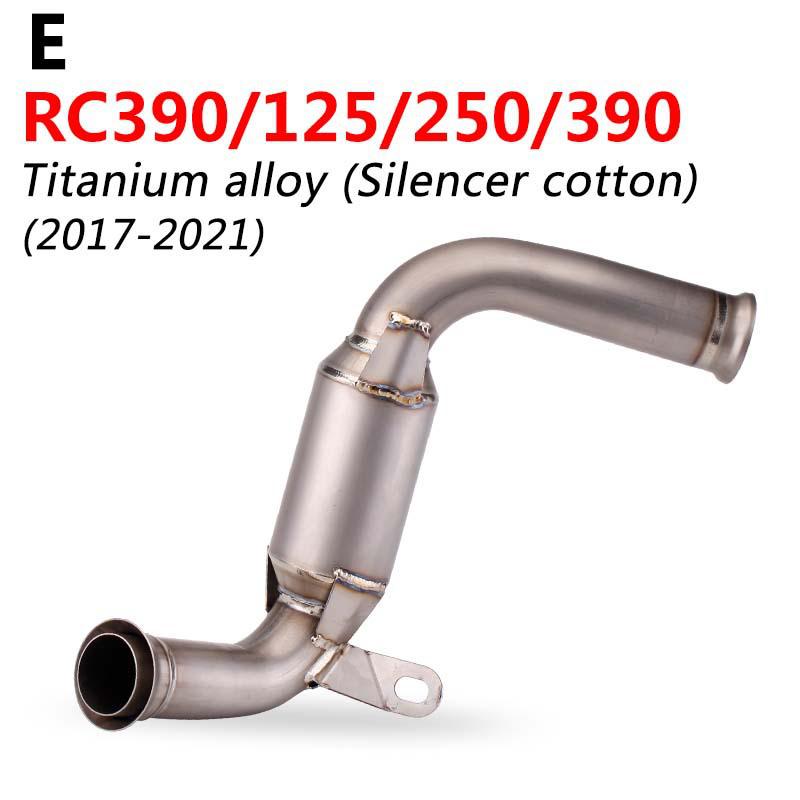 Motorcycle Exhaust Tailpipe for 125, 250, 390 DUKE & RC390 (2017-2020)