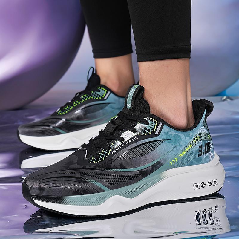 Parent-child Racing Running Shoes Four Season Soft-sole Men's Speed Sneakers Fashion Light Breathable Outdoor Casual Sports Shoe