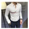 Summer Men's White Shirt Men's Korean Style Trendy Handsome Slim Casual Shirt