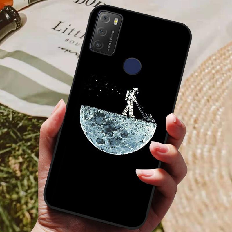 For TCL 20Y 20E 6125F Case Silicone Soft TPU Phone Cover for TCL 20Y 6156D Case Bumper for TCL20Y TCL20E Flower Animals Coques