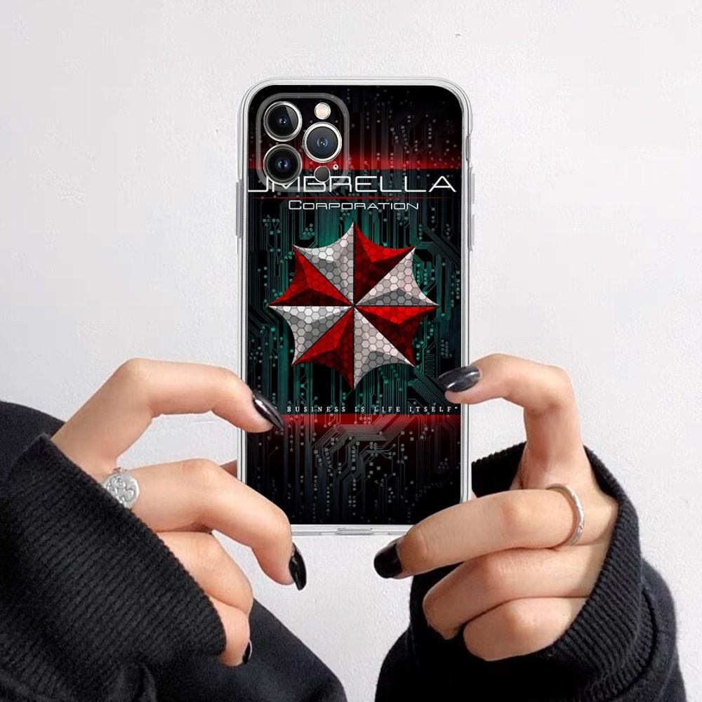 Pouzdro na telefon Umbrella Corporation pro iPhone 16 15 8 7 6 6S Plus X SE XR XS 14 11 12 13 Mini Pro Max