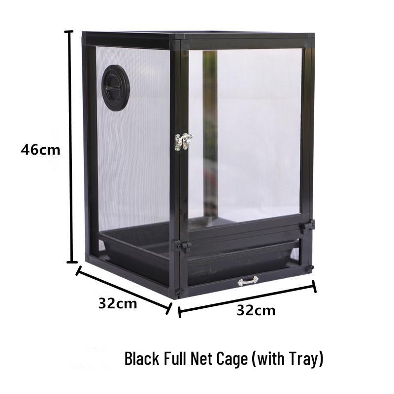 PAYI Climbing Pet Cage: Aluminum Net Box for Reptiles - Chameleons, Frogs, Lizards with Heat Preservation