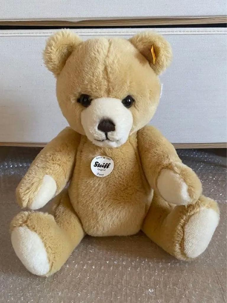 [USED] Petsy Blonde Teddy Bear, Made by Steiff