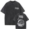 Washed Vintage French Metal Band Gojira The Flesh Alive Album Cover Tshirt Unisex Women Rock Oversized Tshirt Unisexs Casual T Shirts