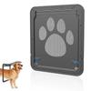 Pet Dog Door Lockable Self-Closing Function Sturdy Screen Door for Dog Cat Easy Safe Freely Enter House