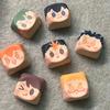 Haikyuu Keycaps Custom MOA SOA OEM Profile Point Keycap Cute Anime Graffiti Fly High Key Cap Artisan Gaming Mechanical Keyboard