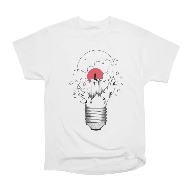 

Мужские повседневные рубашки с коротким рукавом BREAK THE LIGHT Белые футболки Оверсайз футболки S белый