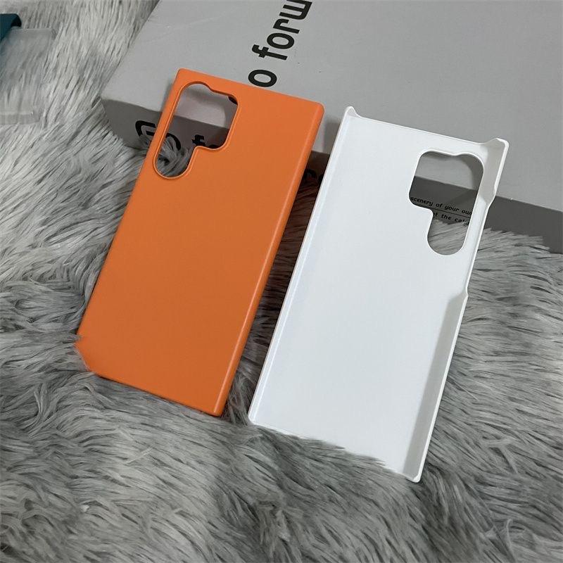 Suitable for Samsung S24ultra Phone Case Without Frame Samsung Note10 Hard Shell Solid Color Simple S20s21s23