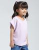 Monte Carlo Girls Solid Round Neck Top