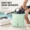 Nylon Wet Dry Bag Zipper Closure Waterproof Storage Pouch Portable Travel Organizer Bag  For Beach