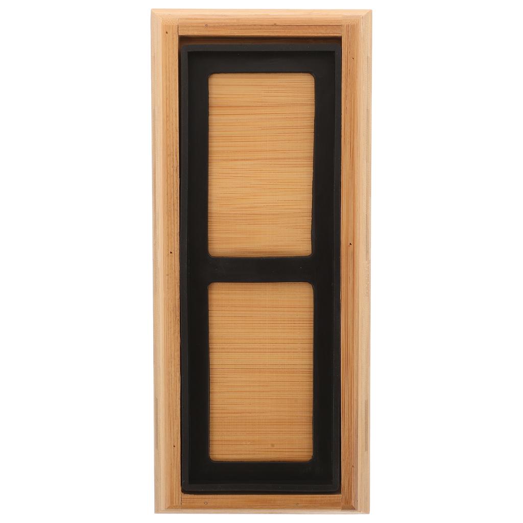 Household Bamboo Whetstone Non-slip Base Fixed Tray Kitchen Home Tool Holder Sharpening Storage Sharpener Stand Grindstone for