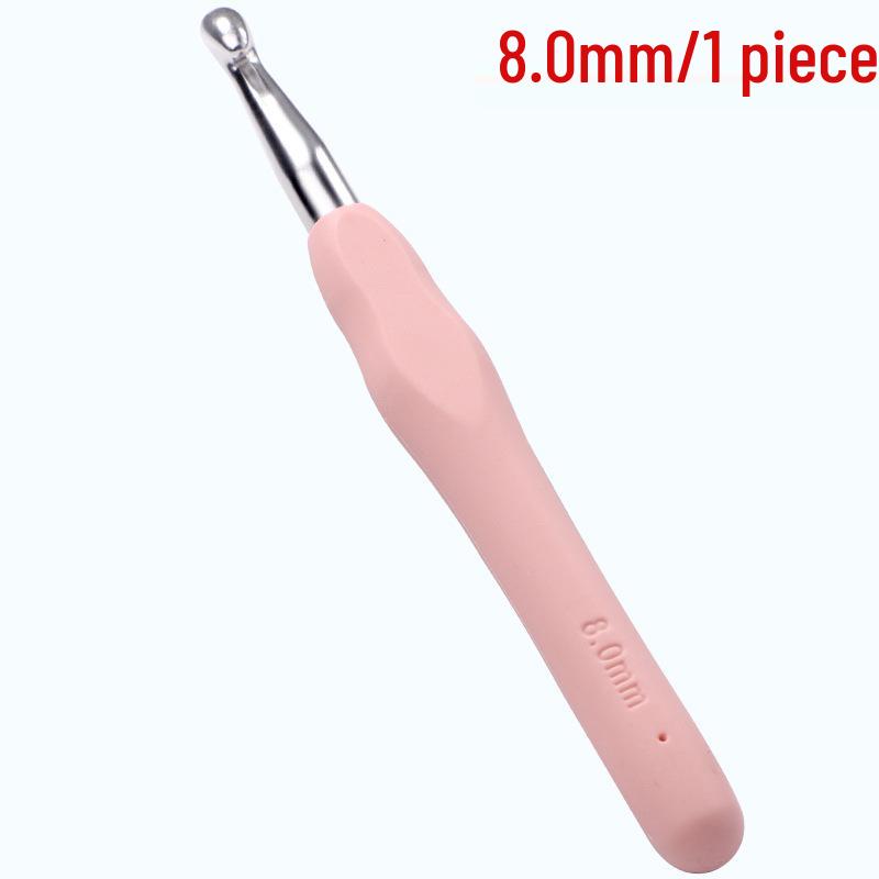 Soft Grip Crochet Hook Set: Handmade Yarn Dolls, Stainless Steel Needles & Knitting Materials