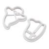 2pcs Small Ghost Cookie Cutters ABS Material Biscuit Cutter for Holiday Decoration Party Supplies Ba