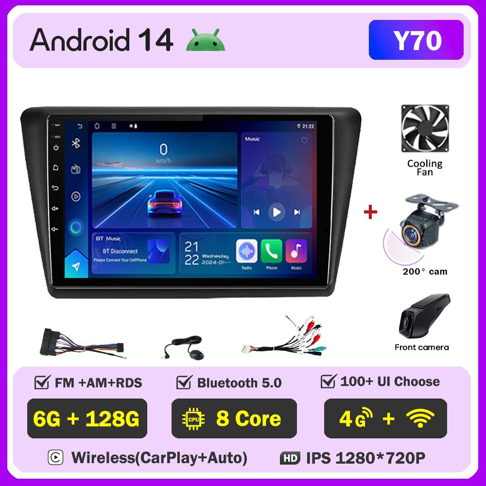 Pentru Skoda Rapid NH3 NH1 2012-2020 Player Radio Auto Mașină Carplay Ecran Autoradio Mirror Link Touch Screen Sisteme Inteligente Auto