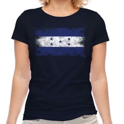 Honduras Flag Faded Women Honduran Football Jersey Gift