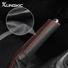 Handbrake Cover For Subaru BRZ Toyota GR86 2025 2025 2025 2025 Gear Shift Cover Hand-stitched Genuine Leather Suede Shifter Knob