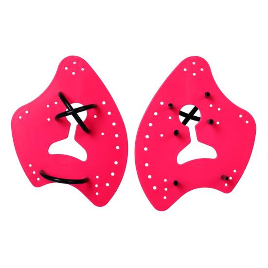 1 Pair Swimming Hand Paddle with Silicone Strap Holes Professional Kids Adults Beginner