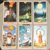 10.3*6cm Rabbit Tarot Deck 78 Watercolor Cards Cute Divination Cards Rider Waite Style