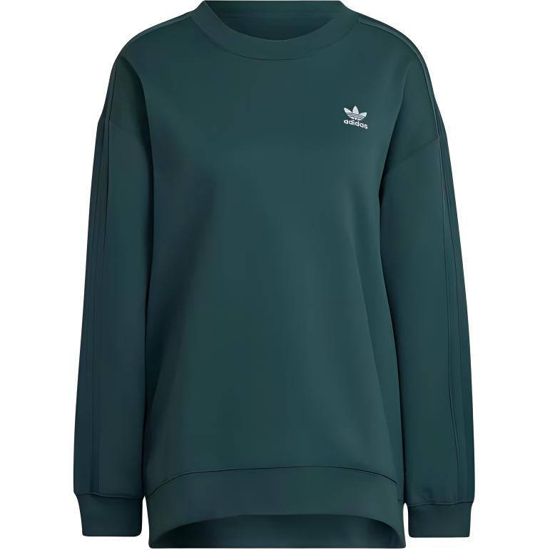 

Adidas Alphabet Logo Print Толстовка с круглым вырезом на шнуровке Женская толстовка Зеленый HK5056 M