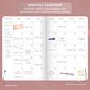 GoGirl Weekly Schedule Planner – Hourly Work & Life Planner with Time Slots – Vertical Agenda Organizer for Daily Productivity, A5 (Rose Gold)