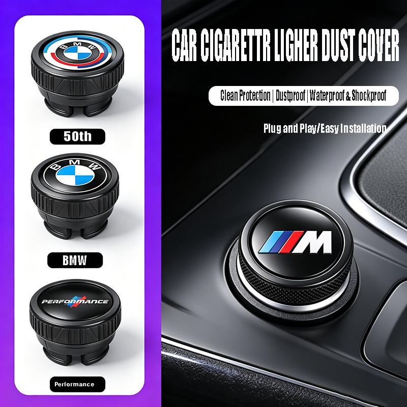 Car Cigarette Lighter Dust Collector Cap Decoration Valve Cap For BMW X1 X2 X3 X5 X4 X6 X7 iX3 F20 F10 F07 E70 E46 E90 E92 E60 E cysh69