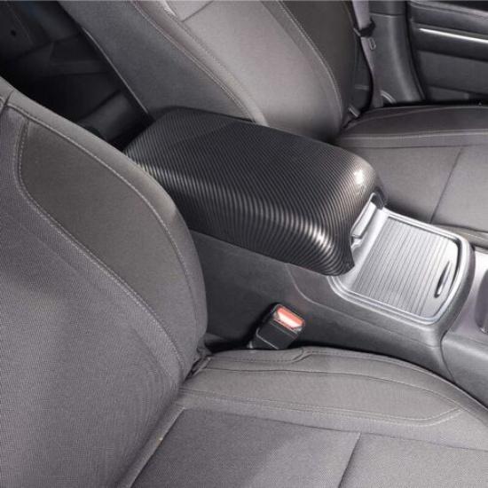 Carbon Fiber Armrest Box Panel Decor Trim Cover For Charger/Chrysler 300C 2011+