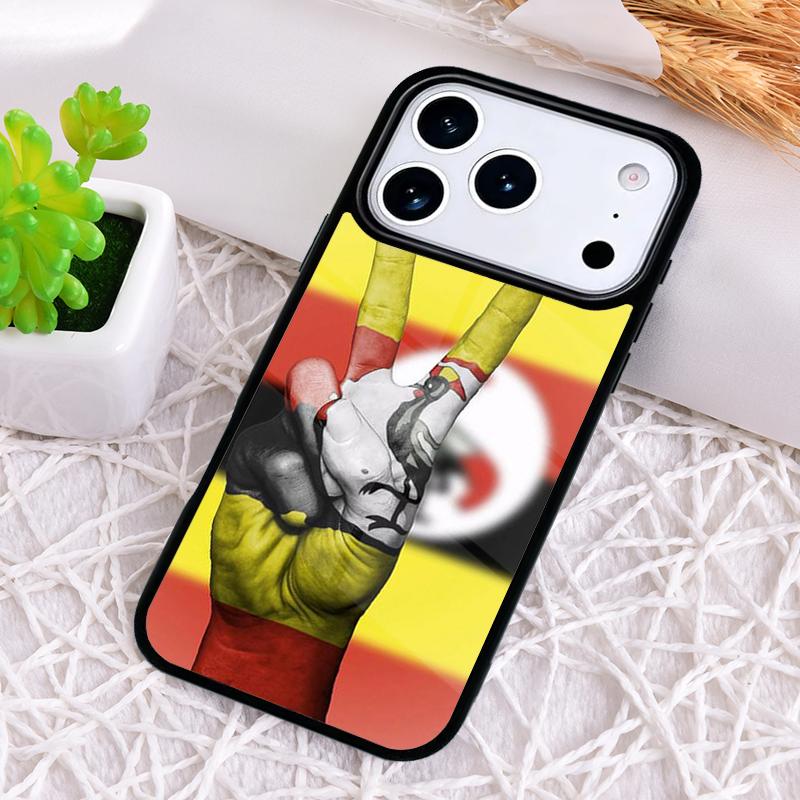Uganda Flag Shockproof Phone Case for iPhone 17 Air 16e 15 11 12 14 13 Pro Max Cover Coque