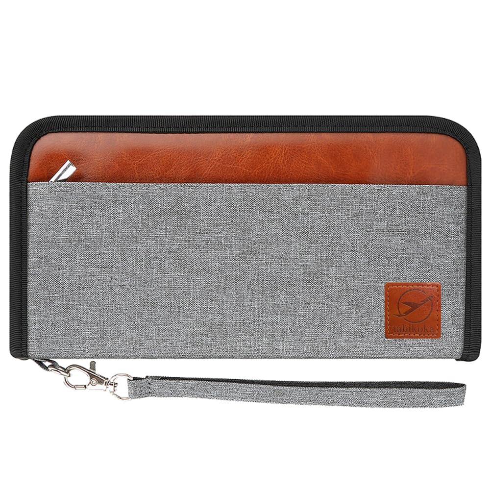 

табикока Паспорт Паспорт Сберкнижка Лекарство Большой Высокий Водонепроницаемый и Идеальный для Семейных Заграничных Путешествий Чехол, Обложка, Чехол, Книжка, Вместимость, Долговечность, серый