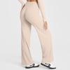High-Waisted Wide Leg Yoga Pants Women Breathable Stretchy Workout Trousers 9/10 Length Slimming Fit