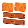 X95-Car Front Bumper Side Marker Light Cover 56001378 56001424 For Jeep Wrangler YJ 1987-1995 Turn Signal Light Cover