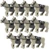 MOC Purchases Products Building Blocks Character Accessories Medieval Military Cavalry Knight Horses Animal Bricks Toy Gifts X36