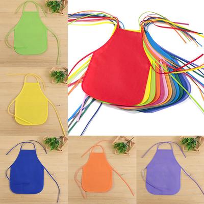 1PC Boyama Önlük Su Geçirmez Dokunmamış Çocuk Önlükleri Çocuklar Unisex Anti-Kirlenme Renkli