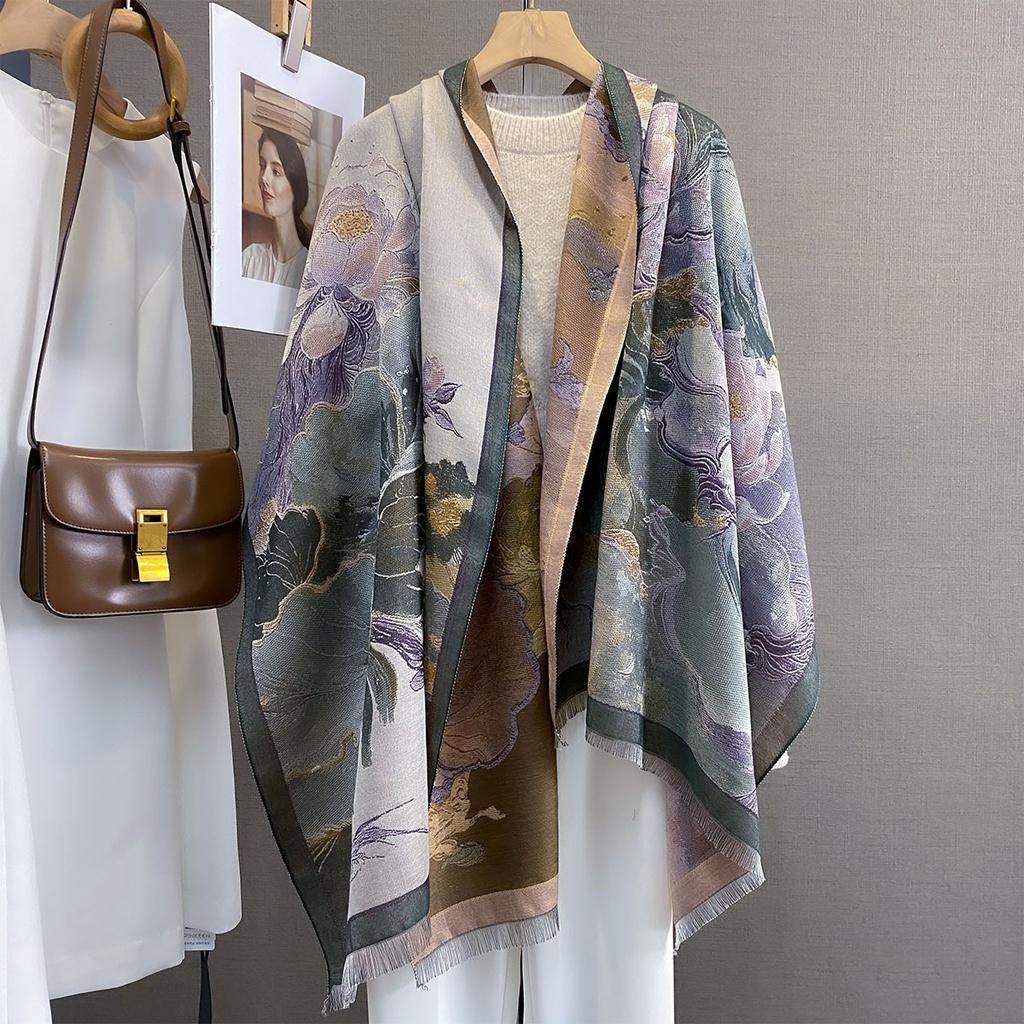 Women Cashmere Tessel Scarf New Large Shawl Wrap Autumn Winter Thick Warm Blanket Luxury Quality Bufanda Poncho Echarpe Pashmina